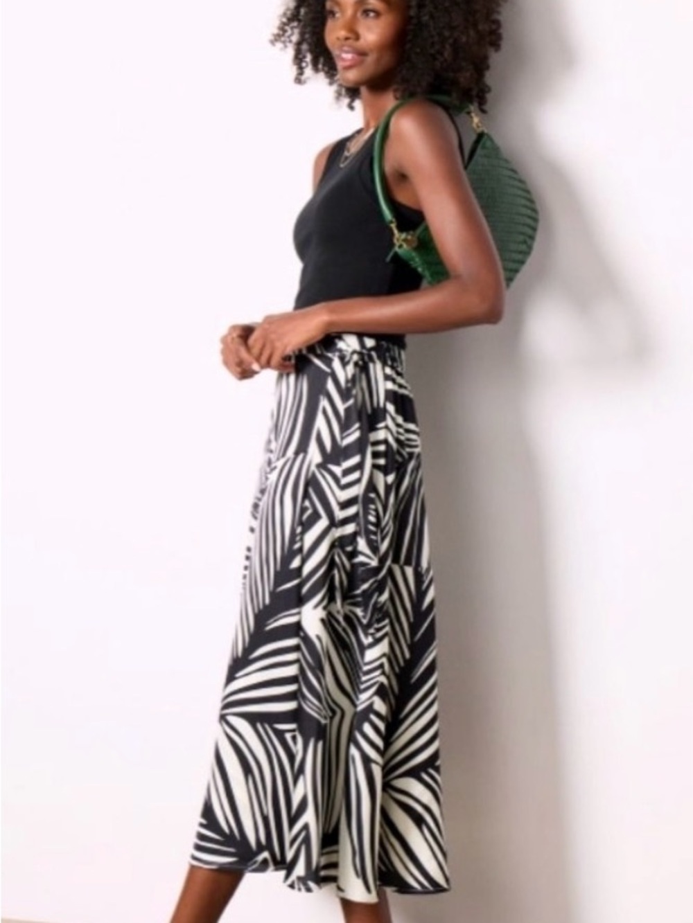 Hutch Printed Midi Skirt